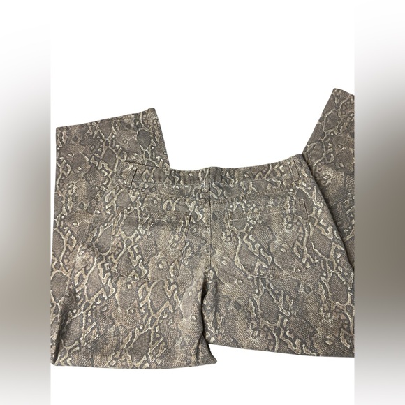 Love, Fire, Low Rise Baggy Snake Print Jeans in Tan and Brown SZ 13 - Picture 10 of 13